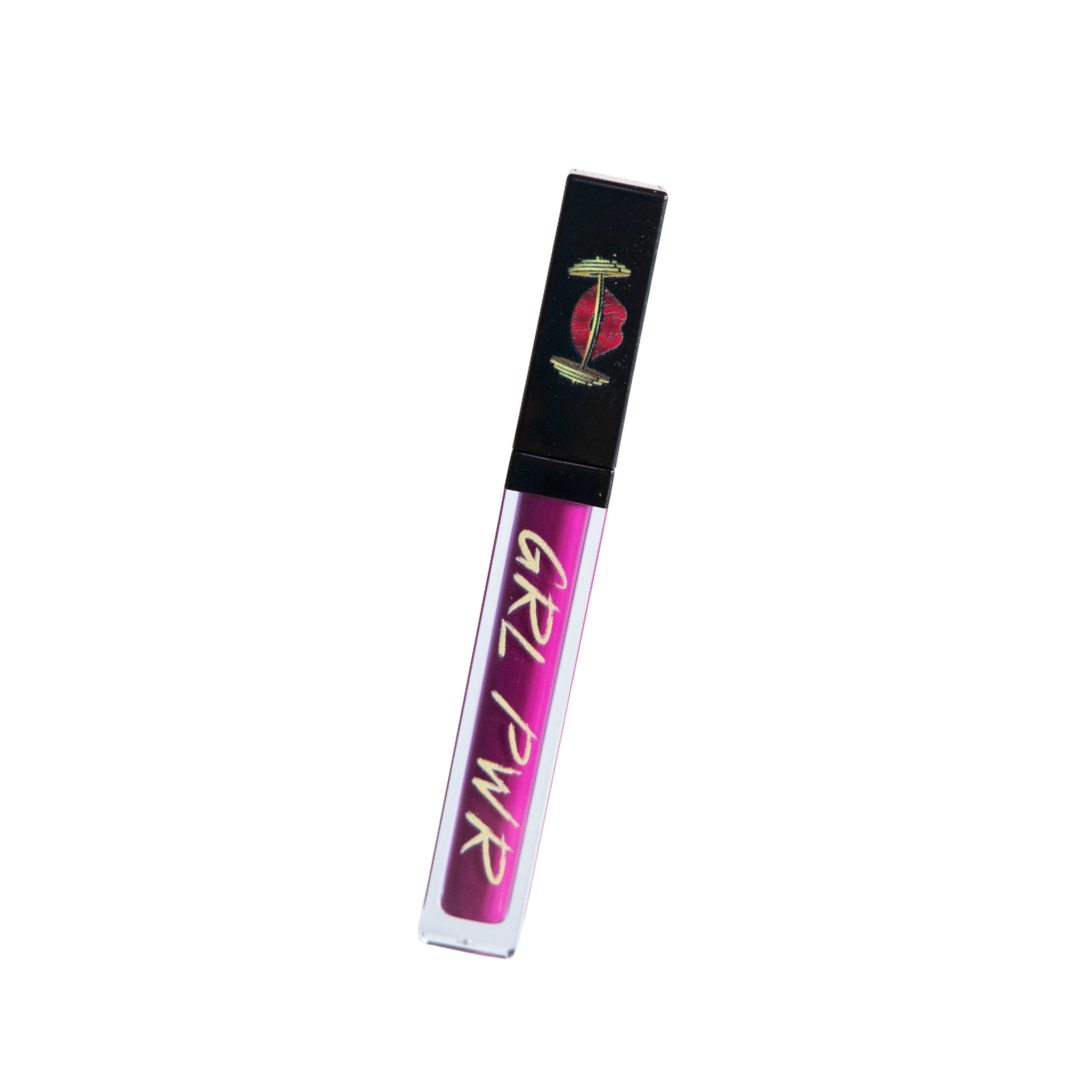 GRL PWR Rouge Mulberry Liquid Lipstick (19)