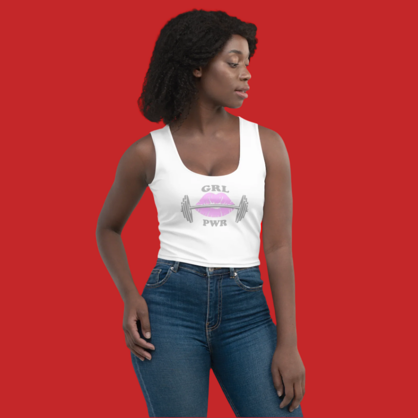 Lavender Gym Ready Crop Top