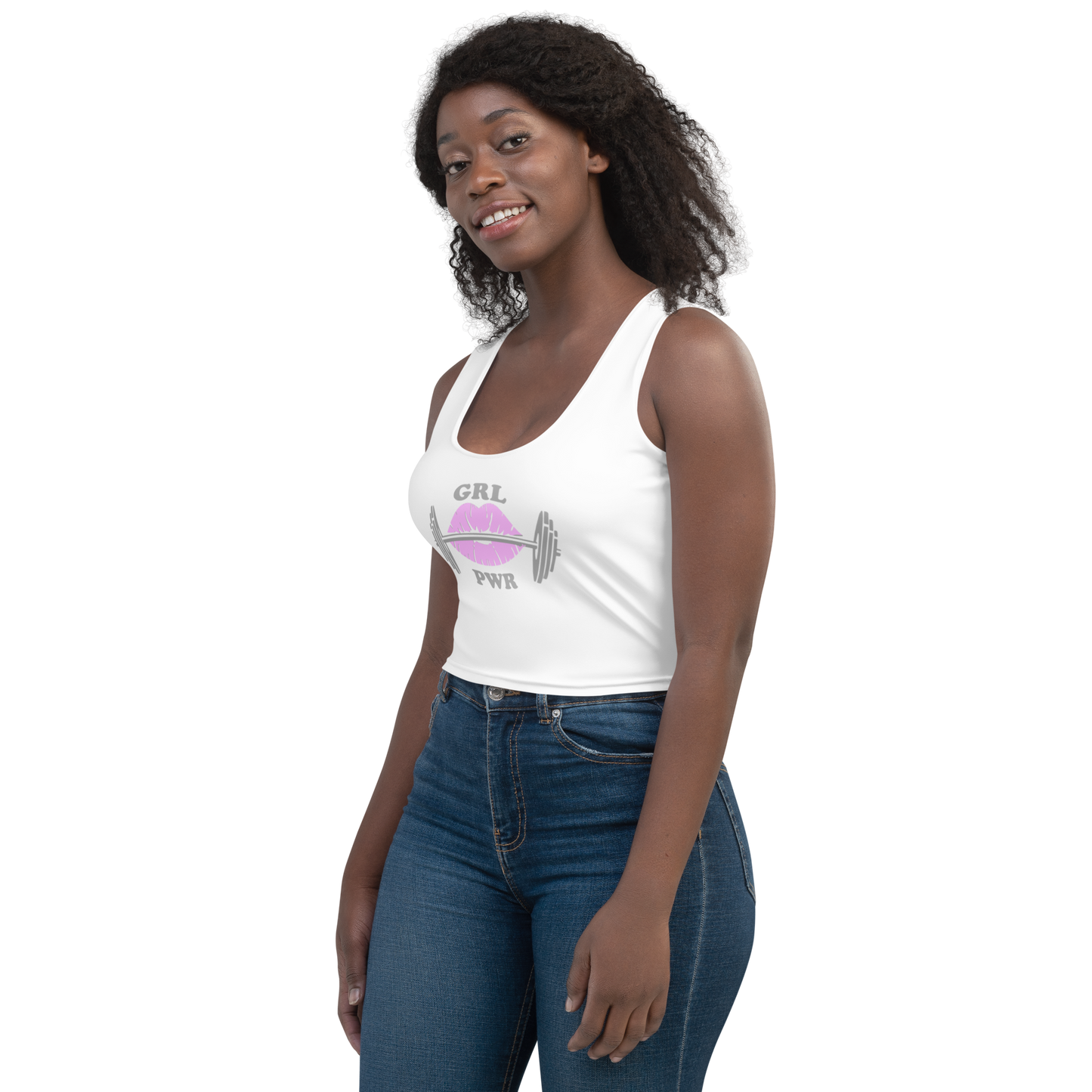 Lavender Gym Ready Crop Top