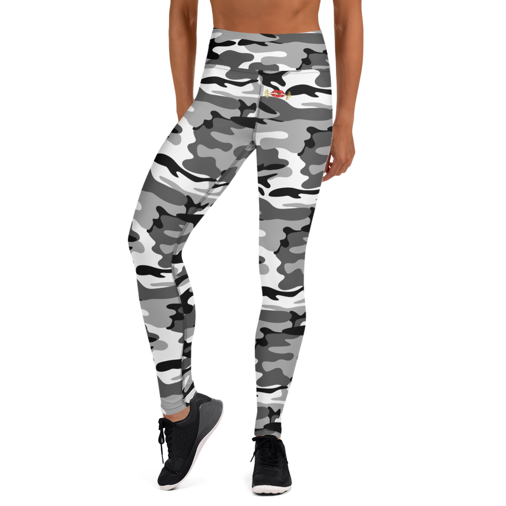 GRL Grey Camo Yoga Leggings