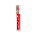 Red lip gloss tube with 'GRL PWR' text on a white background