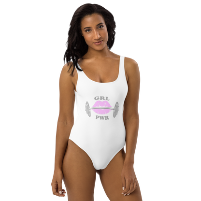 Lavender Gym Ready One-Piece Swimsuit