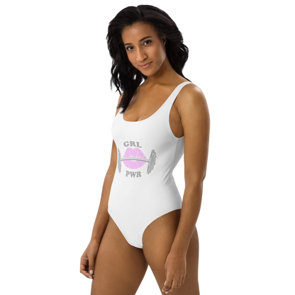 Lavender Gym Ready One-Piece Swimsuit