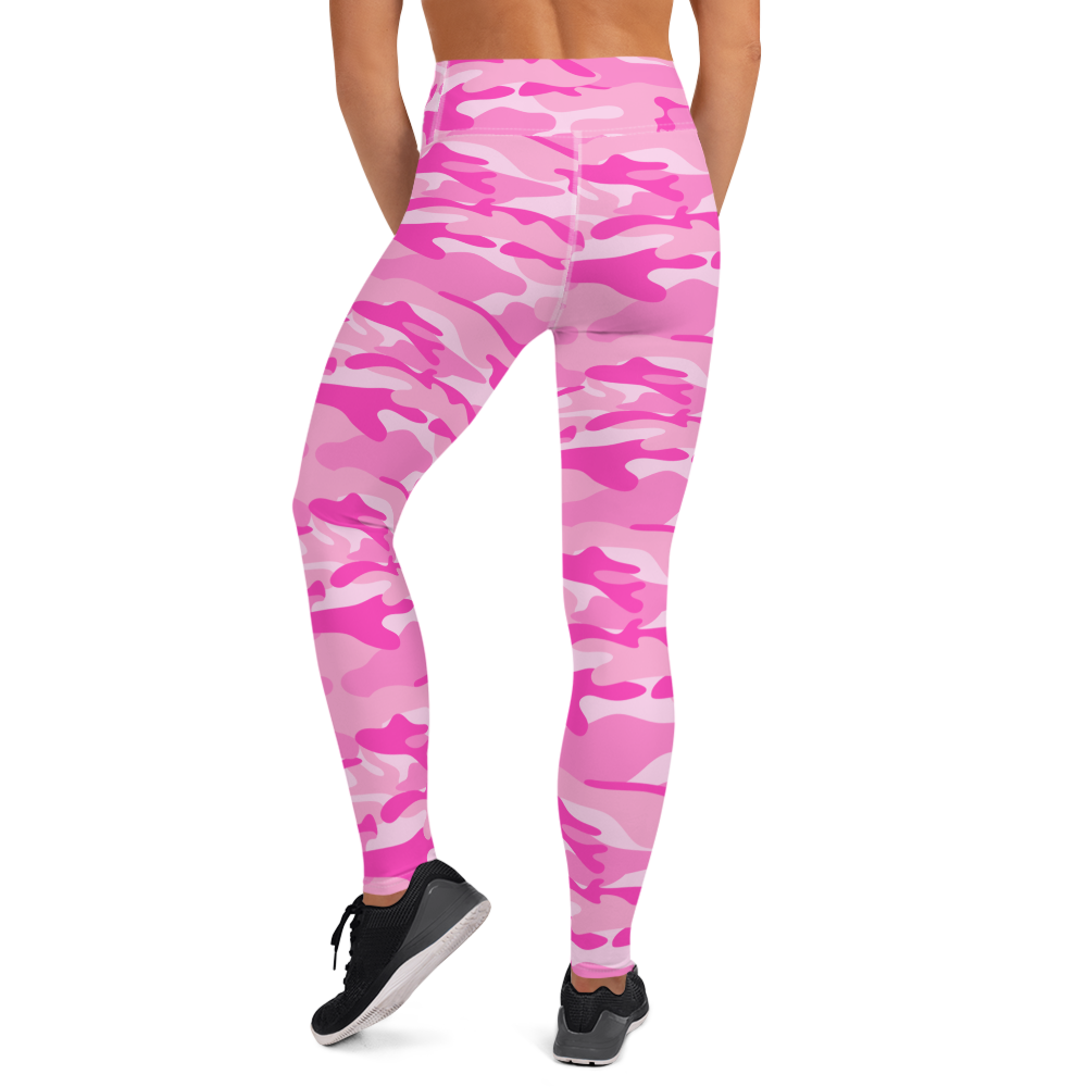 Pink camo best sale yoga pants
