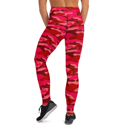 GRL Red Camo Yoga Leggings