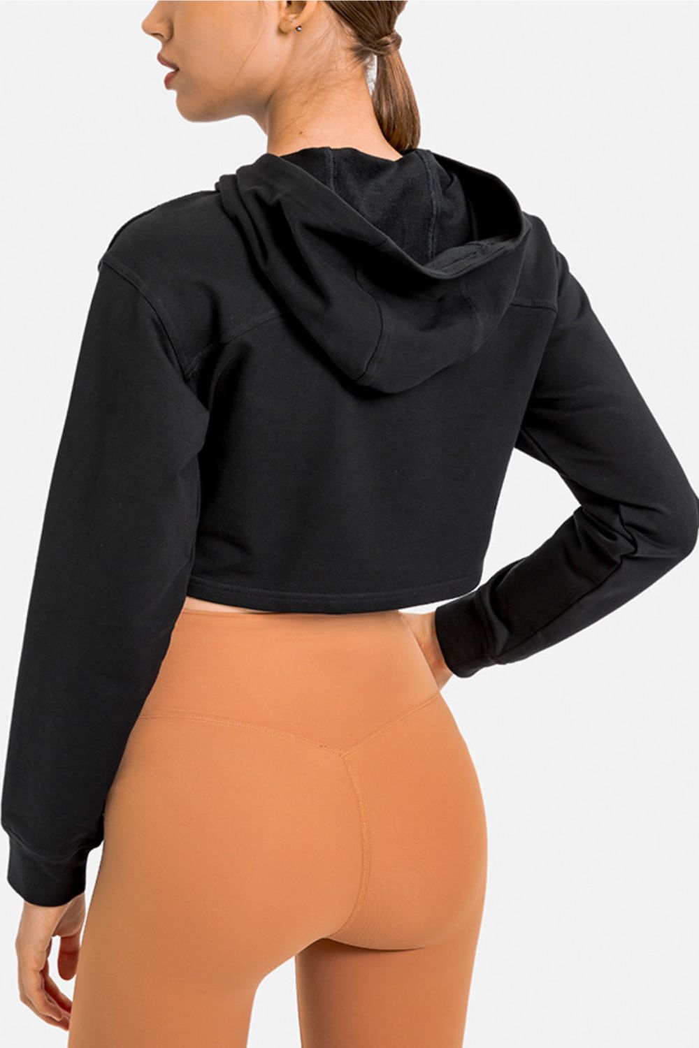 Cropped deals sports hoodie